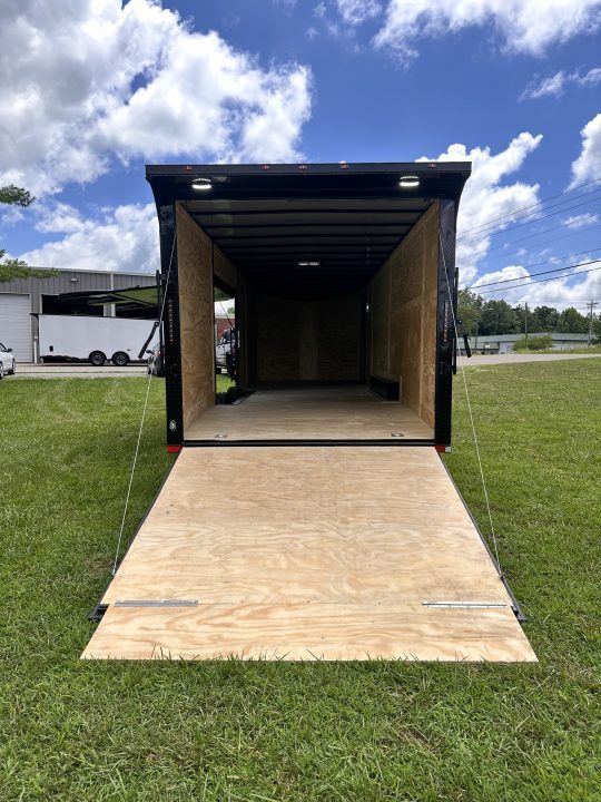 New 2026 Luxe 8.5x28 Race Trailer - Finished Interior- 7000lb Spread Torsion - FULL ESCAPE DOOR- REMOVABLE FENDER