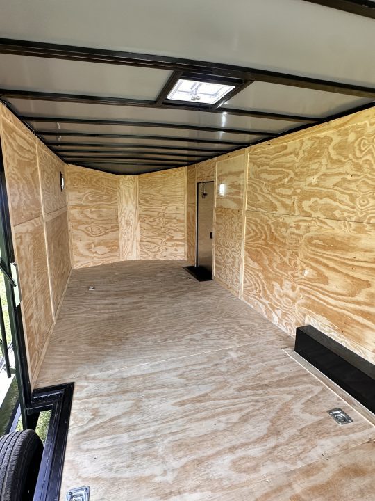 New 2026 Luxe 8.5x28 Race Trailer - Finished Interior- 7000lb Spread Torsion - FULL ESCAPE DOOR- REMOVABLE FENDER