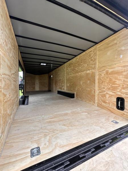 New 2026 Luxe 8.5x28 Race Trailer - Finished Interior- 7000lb Spread Torsion - FULL ESCAPE DOOR- REMOVABLE FENDER