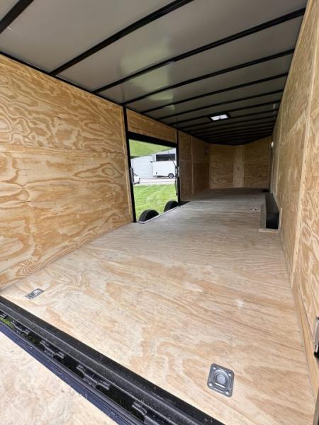 New 2026 Luxe 8.5x28 Race Trailer - Finished Interior- 7000lb Spread Torsion - FULL ESCAPE DOOR- REMOVABLE FENDER