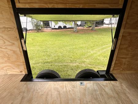 New 2026 Luxe 8.5x28 Race Trailer - Finished Interior- 7000lb Spread Torsion - FULL ESCAPE DOOR- REMOVABLE FENDER