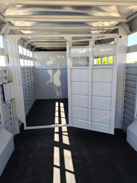 New 2027 Trails West Hot Shot GN 7'6 x 20' Stock / Stock Combo Trailer