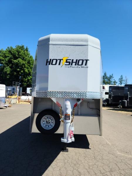 New 2027 Trails West Hot Shot GN 7'6 x 20' Stock / Stock Combo Trailer