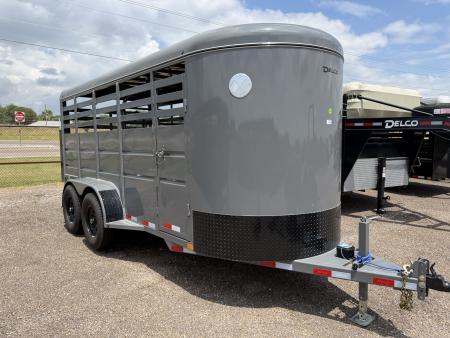 New 2026 Delco Trailers 6x16ft Livestock Trailer