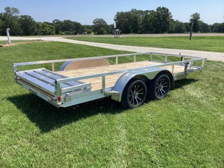 New 2026 H&H Trailers 82 x16' Aluminum Tandem Axle Utility Trailer, 7K
