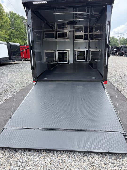 New 2027 Spartan 26' "Pro-Series" - BATHROOM Race Trailer, PolyCor, 7'4" Interior, 12K GVWR Torsion Spread Axles, A/C, Rubber Coin PKG