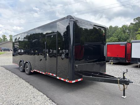 New 2026 Spartan 26'  Pro-Series  - BATHROOM Race Trailer, PolyCor, 7'4  Interior, 12K GVWR Torsion Spread Axles, A/C, Rubber Coin PKG