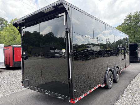 New 2027 Spartan 26' "Pro-Series" - BATHROOM Race Trailer, PolyCor, 7'4" Interior, 12K GVWR Torsion Spread Axles, A/C, Rubber Coin PKG