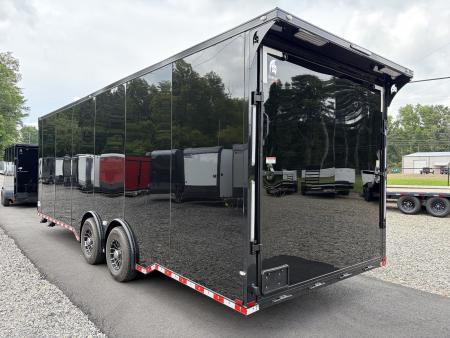 New 2027 Spartan 26' "Pro-Series" - BATHROOM Race Trailer, PolyCor, 7'4" Interior, 12K GVWR Torsion Spread Axles, A/C, Rubber Coin PKG