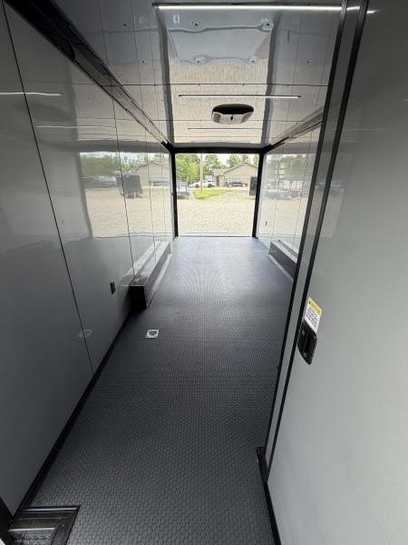 New 2027 Spartan 26' "Pro-Series" - BATHROOM Race Trailer, PolyCor, 7'4" Interior, 12K GVWR Torsion Spread Axles, A/C, Rubber Coin PKG