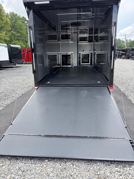 New 2027 Spartan 26' "Pro-Series" - BATHROOM Race Trailer, PolyCor, 7'4" Interior, 12K GVWR Torsion Spread Axles, A/C, Rubber Coin PKG