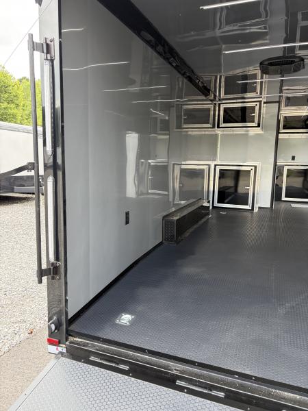 New 2027 Spartan 26' "Pro-Series" - BATHROOM Race Trailer, PolyCor, 7'4" Interior, 12K GVWR Torsion Spread Axles, A/C, Rubber Coin PKG