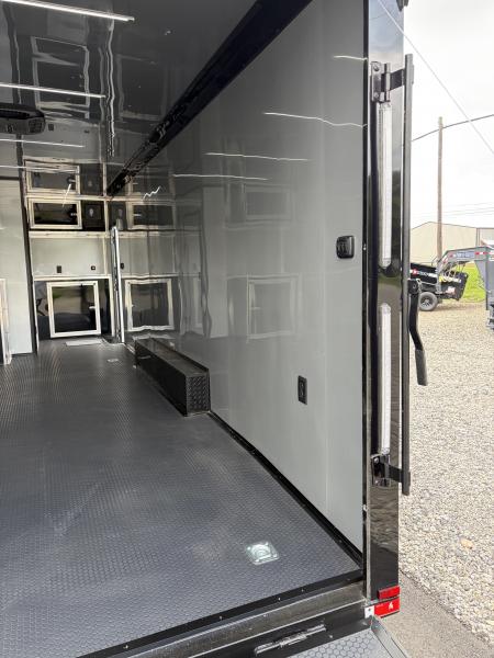 New 2027 Spartan 26' "Pro-Series" - BATHROOM Race Trailer, PolyCor, 7'4" Interior, 12K GVWR Torsion Spread Axles, A/C, Rubber Coin PKG