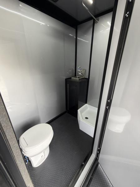 New 2027 Spartan 26' "Pro-Series" - BATHROOM Race Trailer, PolyCor, 7'4" Interior, 12K GVWR Torsion Spread Axles, A/C, Rubber Coin PKG
