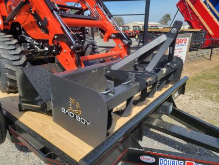 New 2026 Bad Boy 5055CHIL Hydrostatic Trans/ 6' HD Cutter / Box Blade/ Trailer Package