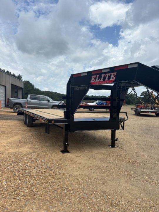 New 2026 Elite Trailers 102''x25' Gooseneck Deckover Trailer