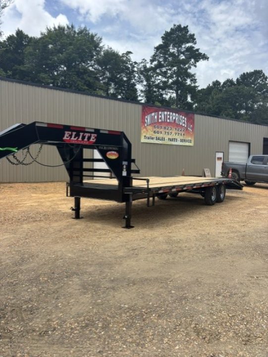 New 2026 Elite Trailers 102''x25' Gooseneck Deckover Trailer