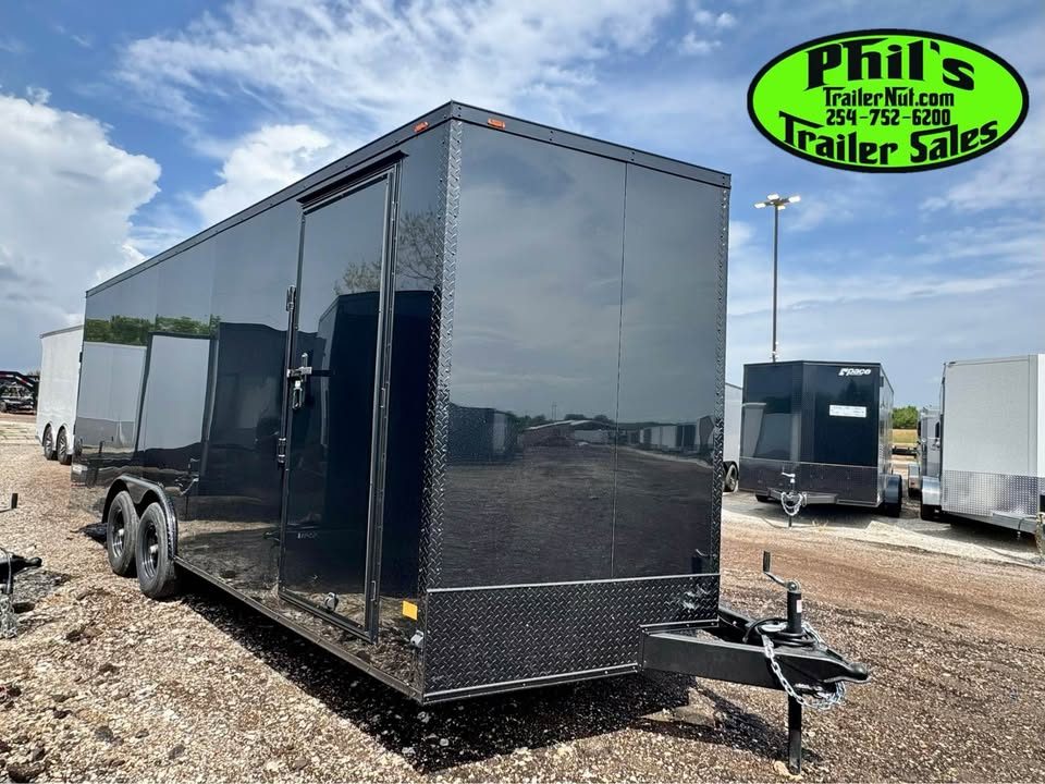 New Haulmark 8.5 X 20 Cargo / Enclosed Trailer PASSPORT D SERIES UPGRADED 5200LB DEXTER AXLES UPGRADED 7' INTERIOR