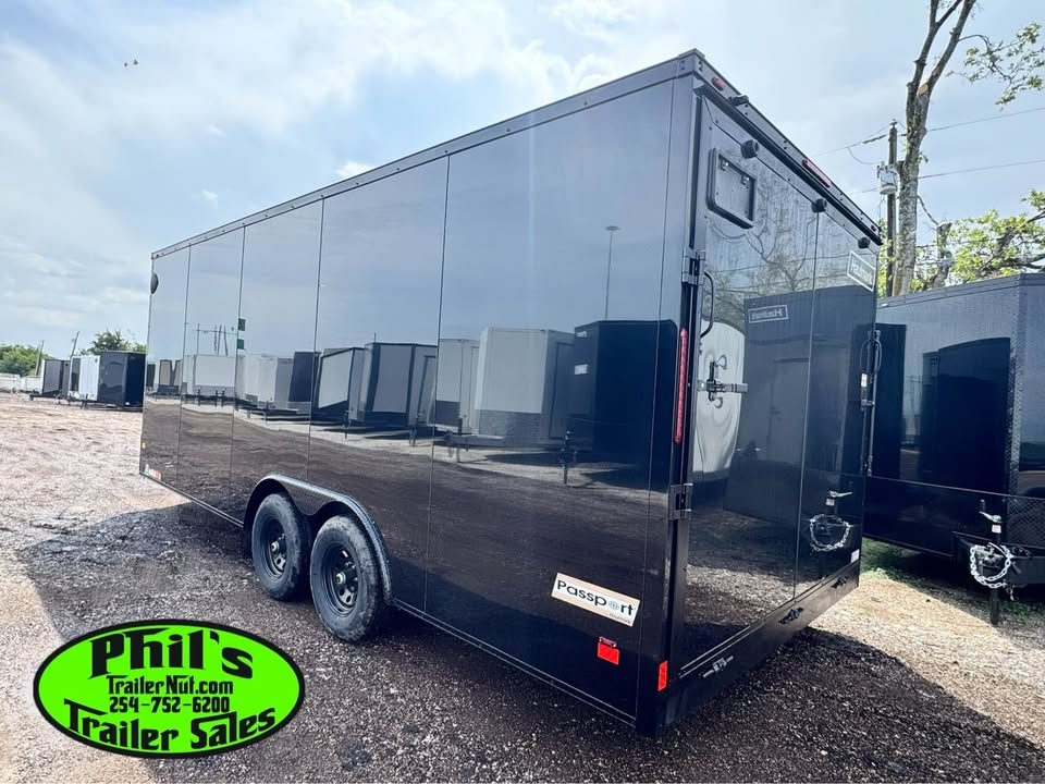 New Haulmark 8.5 X 20 Cargo / Enclosed Trailer PASSPORT D SERIES UPGRADED 5200LB DEXTER AXLES UPGRADED 7' INTERIOR