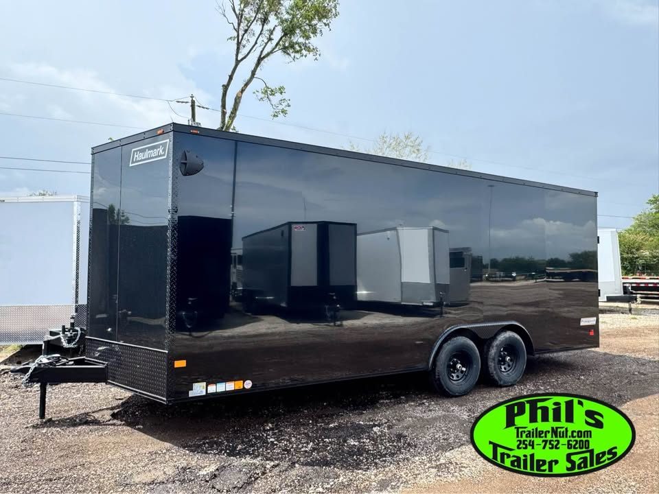 New Haulmark 8.5 X 20 Cargo / Enclosed Trailer PASSPORT D SERIES UPGRADED 5200LB DEXTER AXLES UPGRADED 7' INTERIOR