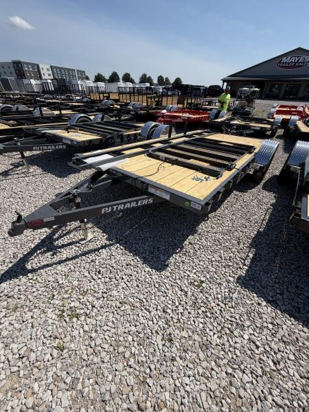 New 2027 PJ TRAILER UTILITY U8141 83X14 SA STRAIGHT DECK (GVW:2995) GRAY