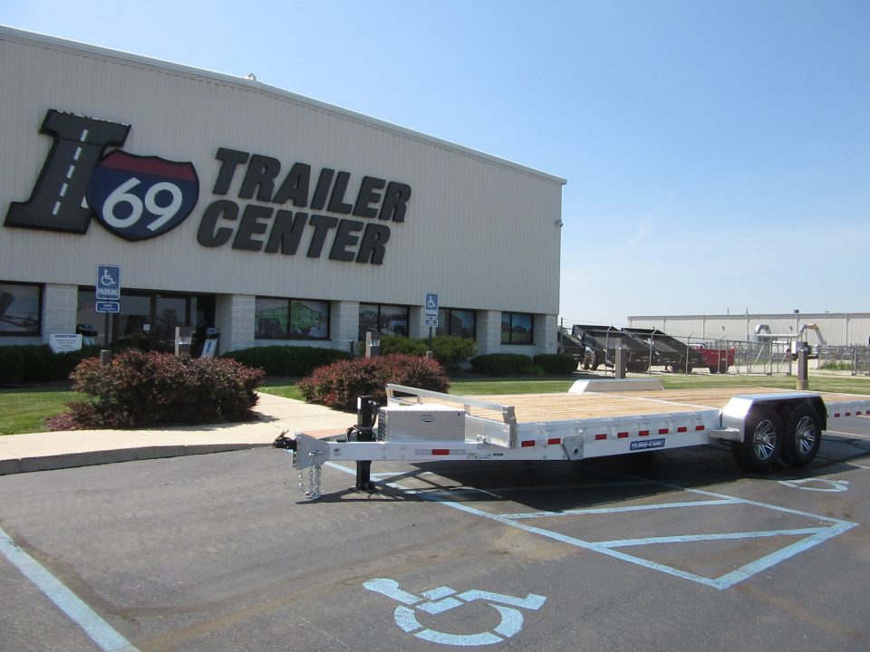 New 2026 Sure-Trac 7 x 24 Aluminum Power Tilt ST-PTA8224-140 Tilt Trailer 14K