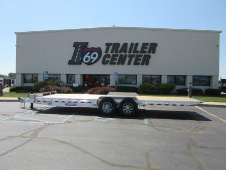 New 2026 Sure-Trac 7 x 24 Aluminum Power Tilt ST-PTA8224-140 Tilt Trailer 14K