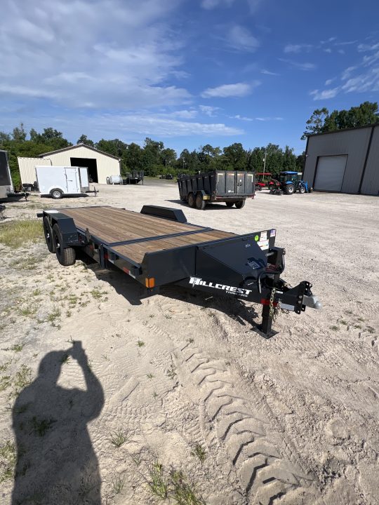 New 2027 Hillcrest Trailers 20FT 14K PARTIAL TILT Equipment Trailer