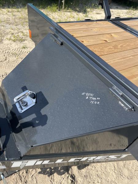 New 2027 Hillcrest Trailers 20FT 14K PARTIAL TILT Equipment Trailer