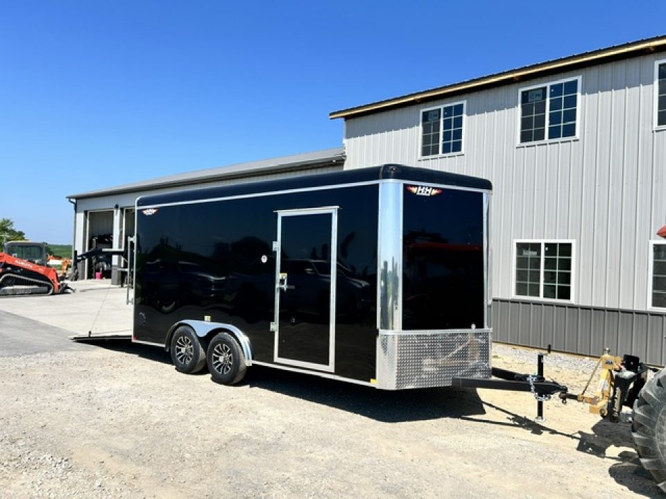 New 2026 H&H Trailers 8'X16' ROUND ROOF V NOSE RAMP DOOR 8' INTERIOR HEIGHT Cargo / Enclosed Trailer