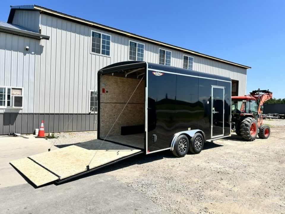 New 2026 H&H Trailers 8'X16' ROUND ROOF V NOSE RAMP DOOR 8' INTERIOR HEIGHT Cargo / Enclosed Trailer