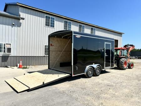 New 2026 H&H Trailers 8'X16' ROUND ROOF V NOSE RAMP DOOR 8' INTERIOR HEIGHT Cargo / Enclosed Trailer