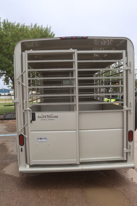 New 2026 Calico Trailers 6x16x6-1/2 Stock / Stock Combo Trailer