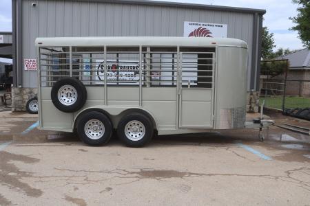 New 2026 Calico Trailers 6x16x6-1/2 Stock / Stock Combo Trailer