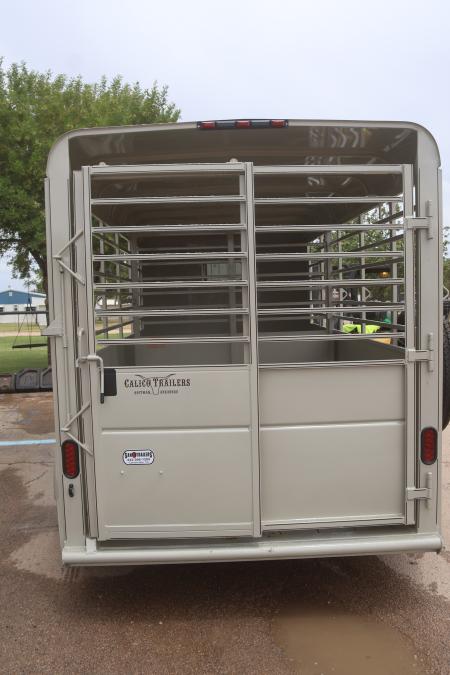 New 2026 Calico Trailers 6x16x6-1/2 Stock / Stock Combo Trailer