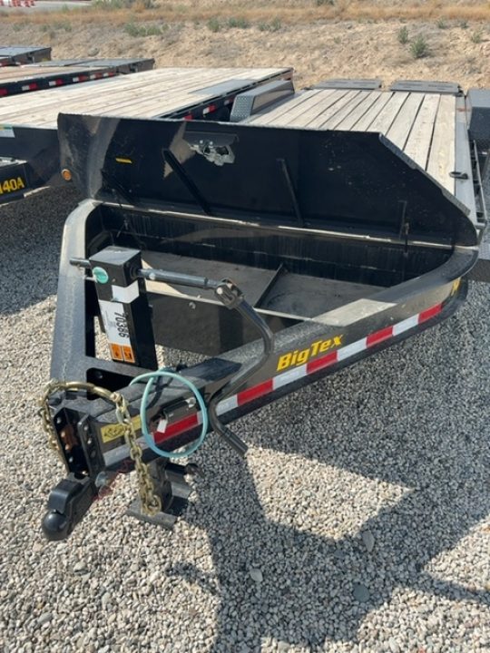 Used 2025 Big Tex Trailers 7X20 EQUIPMENT TRAILER 15.4K WITH MEGA RAMPS