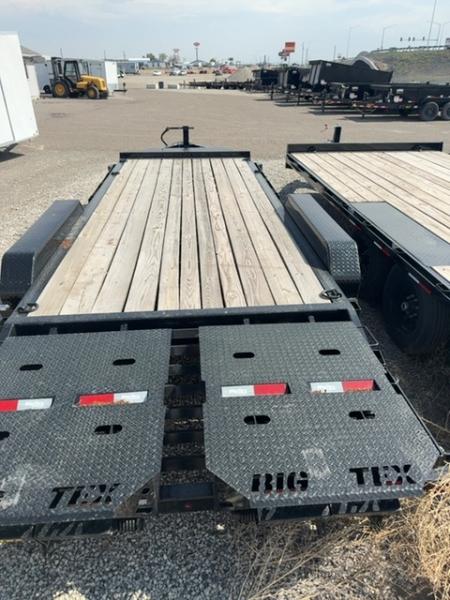 Used 2025 Big Tex Trailers 7X20 EQUIPMENT TRAILER 15.4K WITH MEGA RAMPS