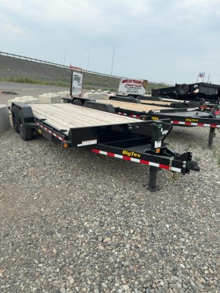 New 2025 Big Tex Trailers 7X18 EQUIPMENT TRAILER 14K WITH SLIDE IN RAMPS