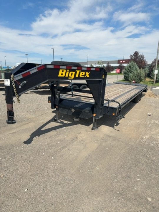 Used 2024 Big Tex Trailers 25+5 GOOSENECK TRAILER 15.9K WITH MEGA RAMPS