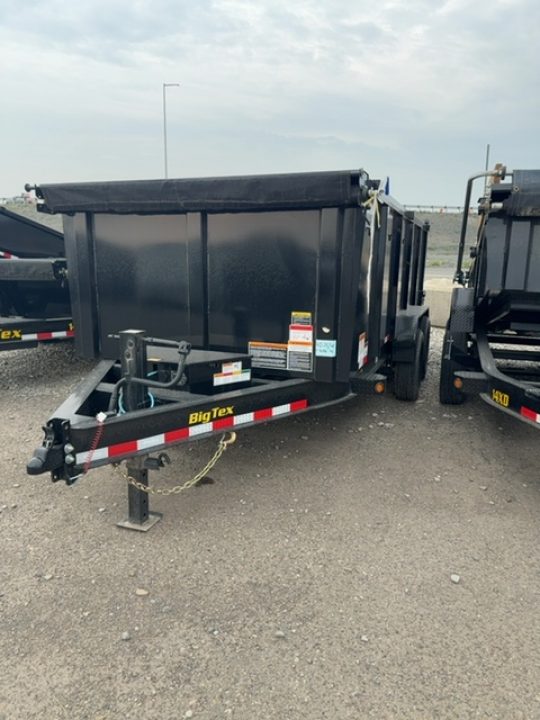 New 2026 Big Tex Trailers 7X16 DUMP TRAILER 14K WITH 4FT SIDES