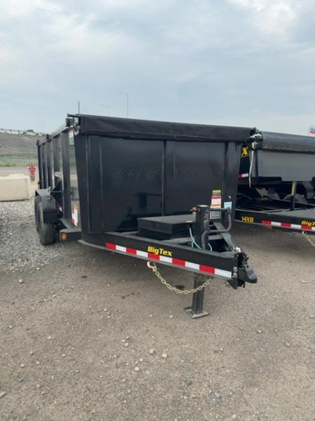 New 2026 Big Tex Trailers 7X16 DUMP TRAILER 14K WITH 4FT SIDES