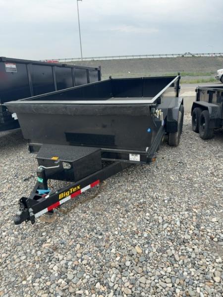 New 2027 Big Tex Trailers 7X14 DUMP TRAILER 14K WITH 2FT SIDES