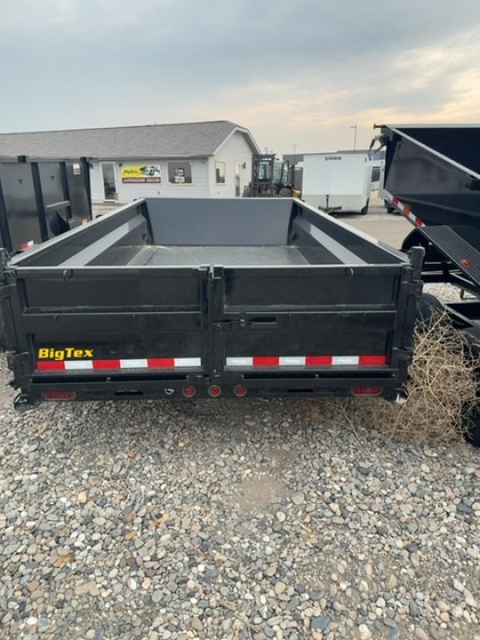 New 2026 Big Tex Trailers 7X14 TELESCOPING DUMP TRAILER 15.4K WITH 2FT SIDES