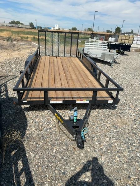New 2026 Big Tex Trailers 7X16 UTILITY TRAILER 7K WITH RAMPGATE