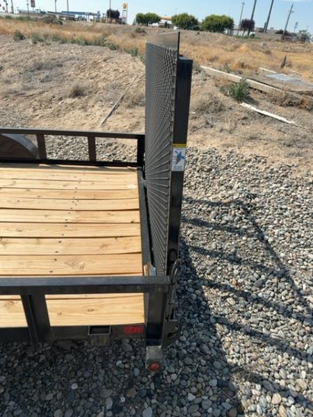 New 2026 Big Tex Trailers 7X16 UTILITY TRAILER 7K WITH RAMPGATE