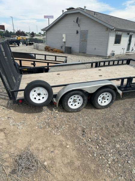 Used 2015 PJ Trailers 7X16 UTILITY TRAILER 7K