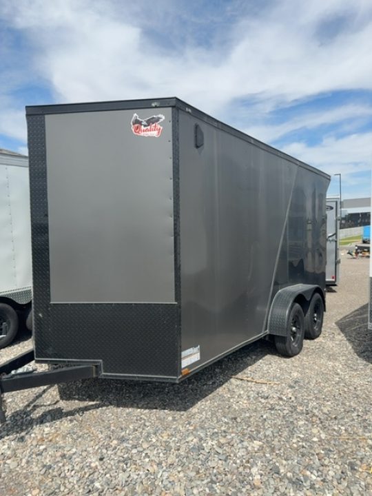Used 2025 Quality Cargo 7X14 CARGO 7K RAMP