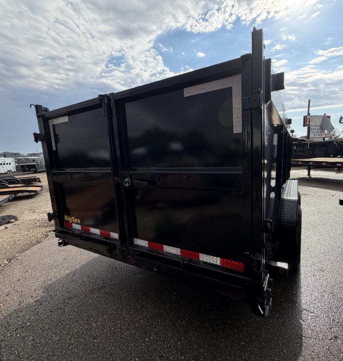 New 2026 Big Tex Trailers 7X14 TELESCOPING DUMP TRAILER 15.4K WITH 4FT SIDES