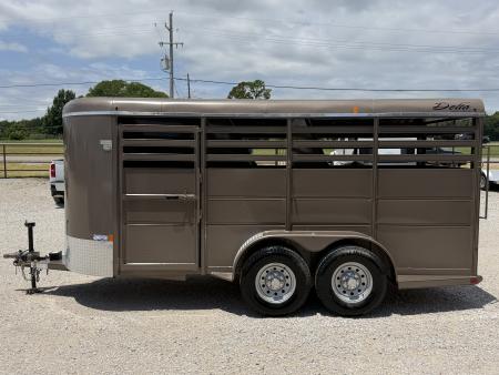 Used 2023 Delta 3 Horse Bumper Pull Horse Trailer