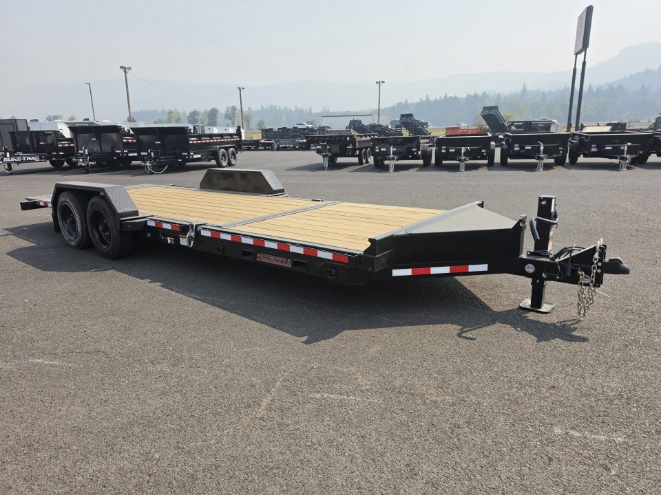 New 2025 Midsota 7x22 Split Tilt HD Equipment Trailer 17.6K GVWR